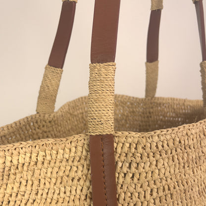Alice M Bag - Natural - Natural Leather Straps