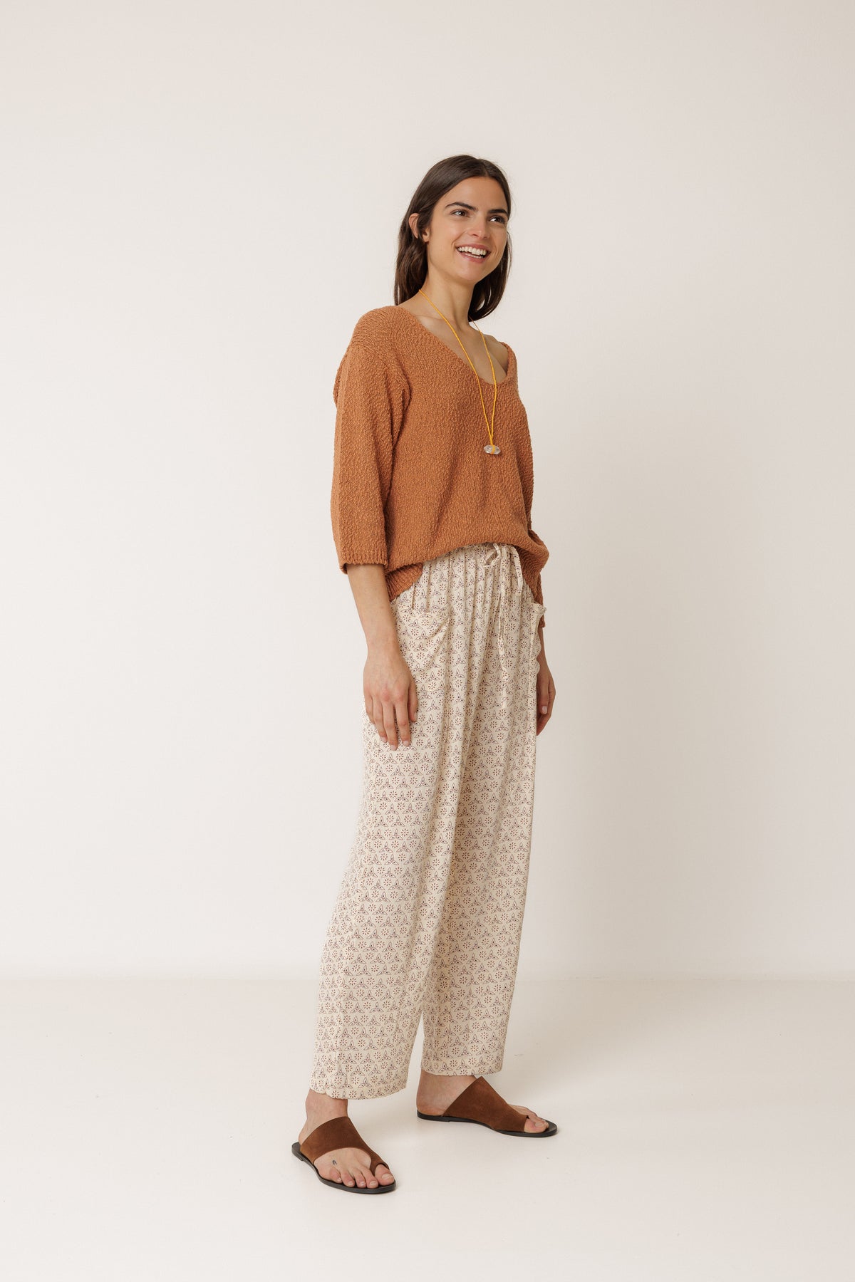Cotton Boucle Sweater