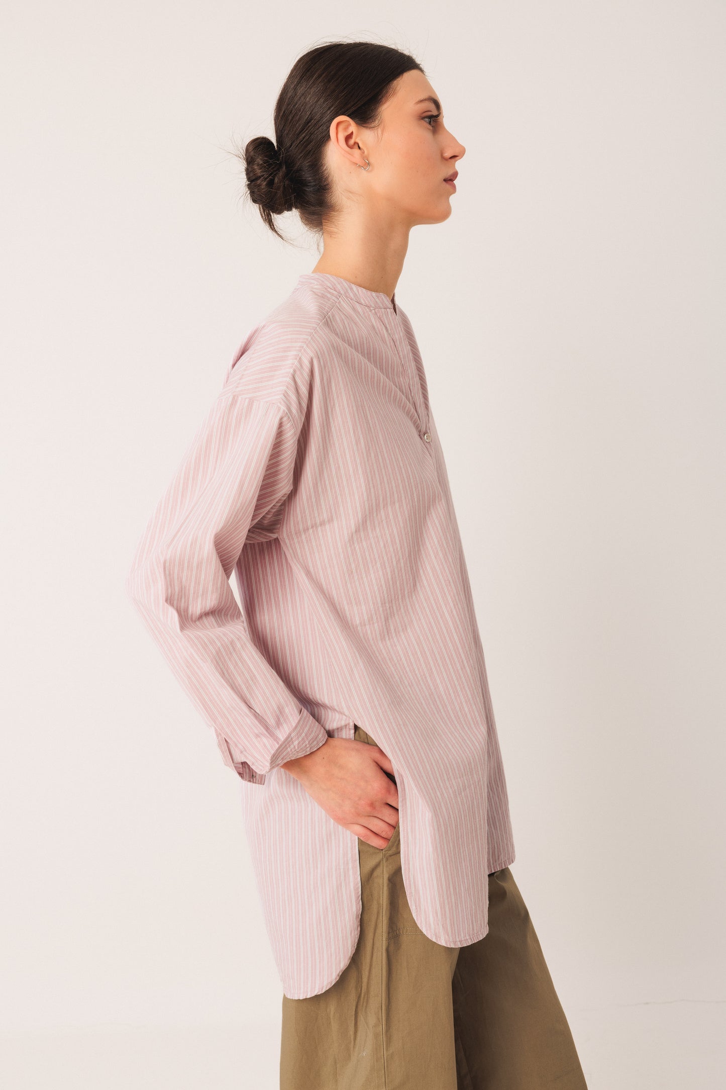 Oversized Striped Shirt