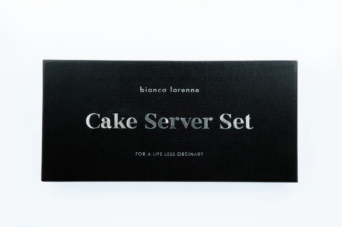 Salad Server Set Black/White