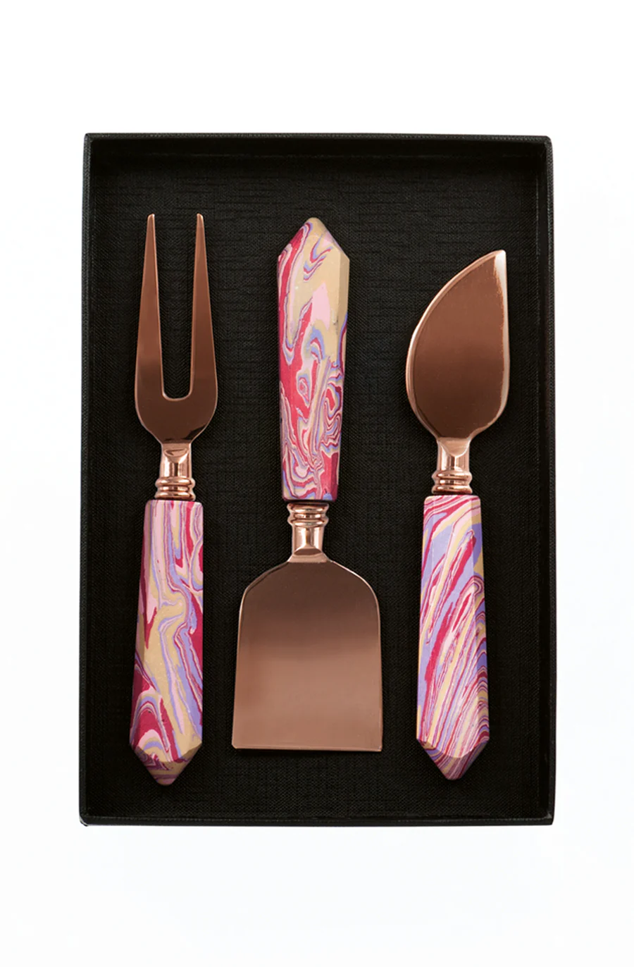 Cheese Knife Set -Pink Marble