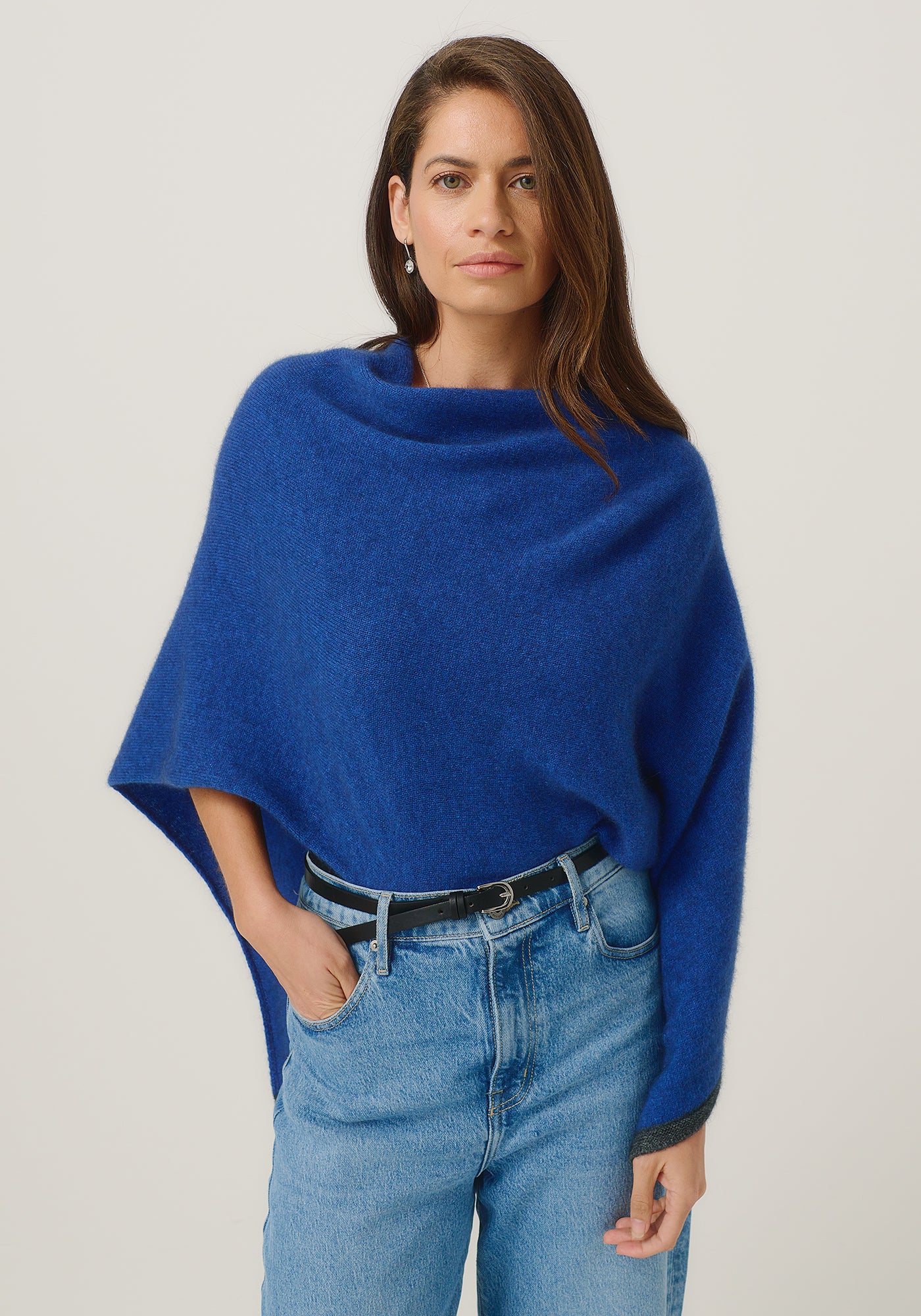 Merinomink - Two Tone Poncho - multiple colours
