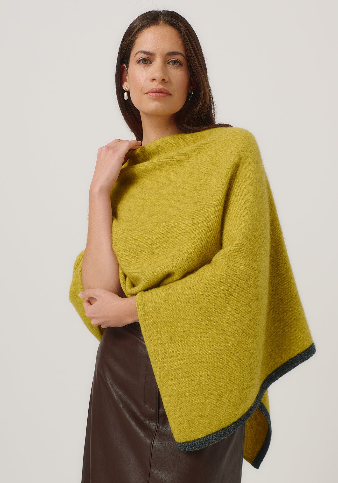 Merinomink - Two Tone Poncho - multiple colours