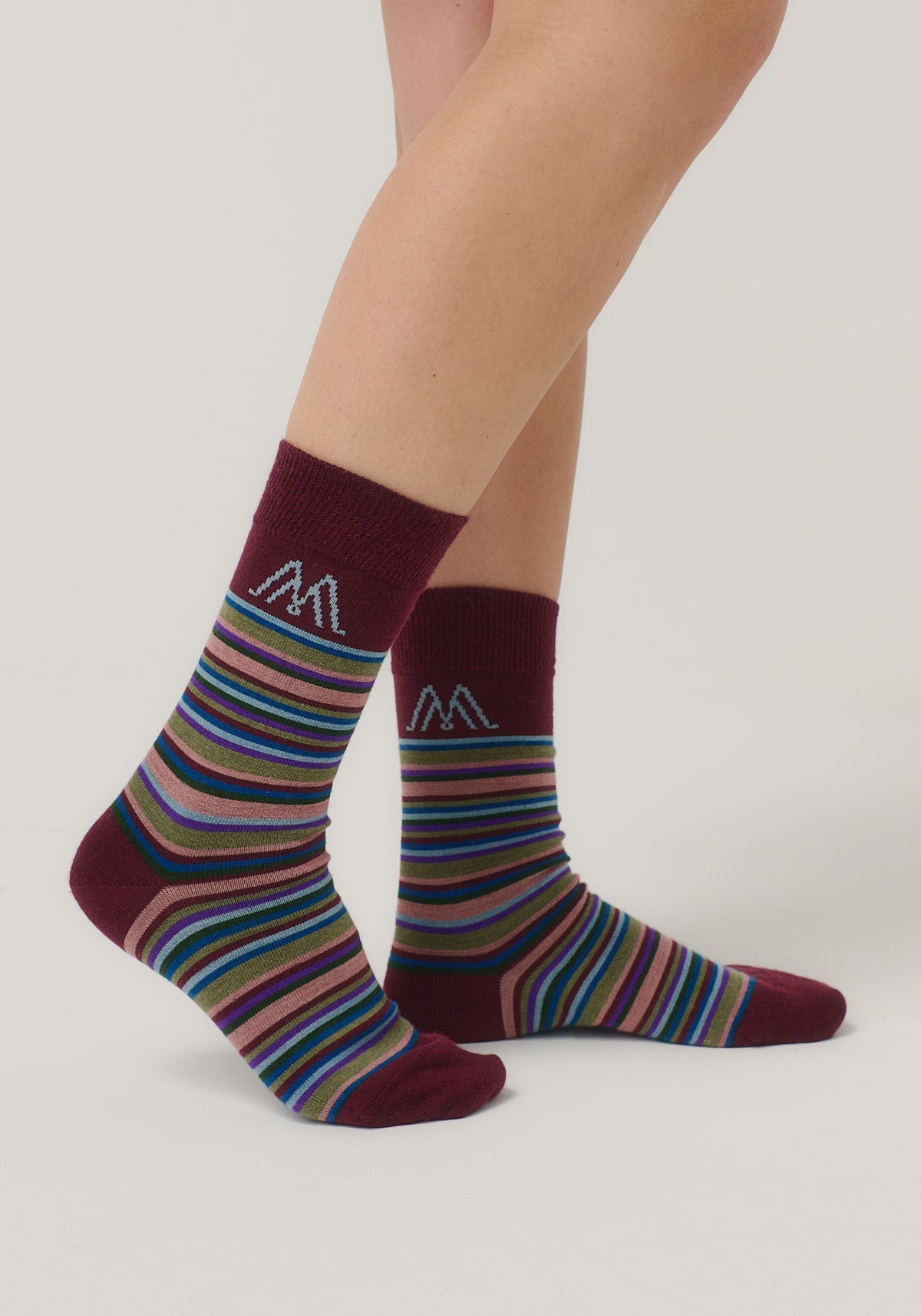 Merinomink - Striped Merino Sock