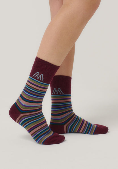 Merinomink - Striped Merino Sock