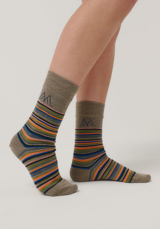Merinomink - Striped Merino Sock