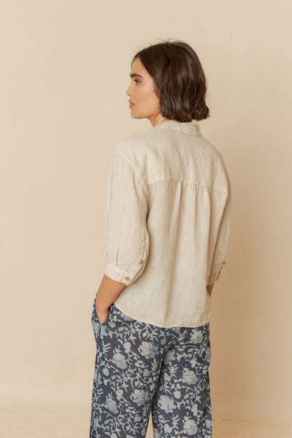 Short Sleeve Linen Shirt