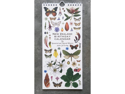 New Zealand Birthday Calendar