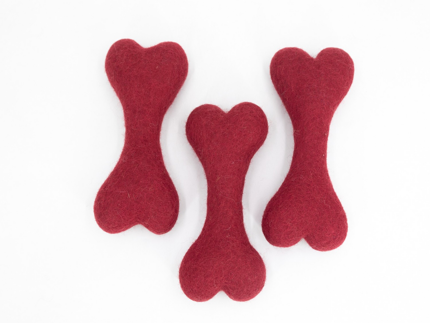 Felt Wool Toy Bone