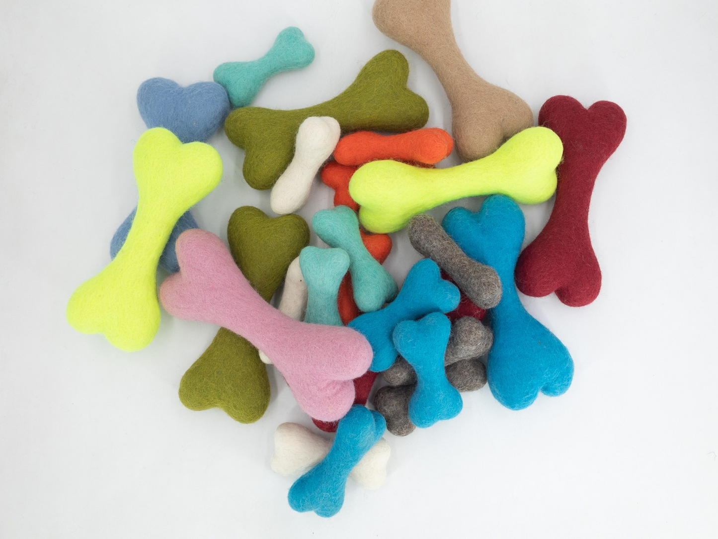 Felt Wool Toy Bone