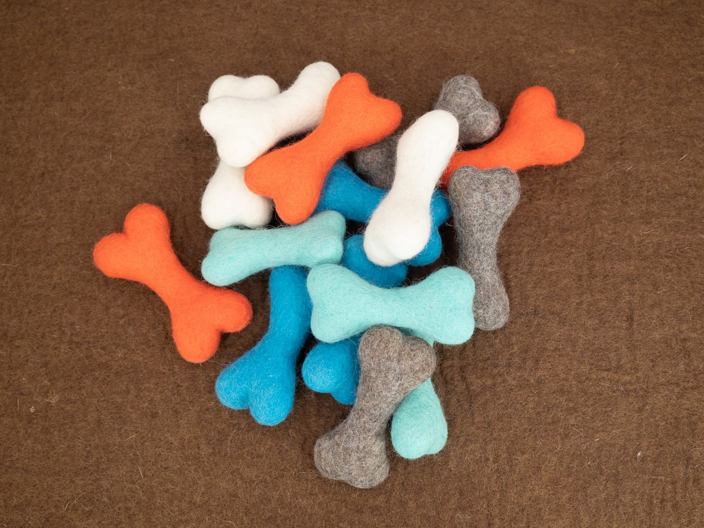 Felt Wool Toy Bone