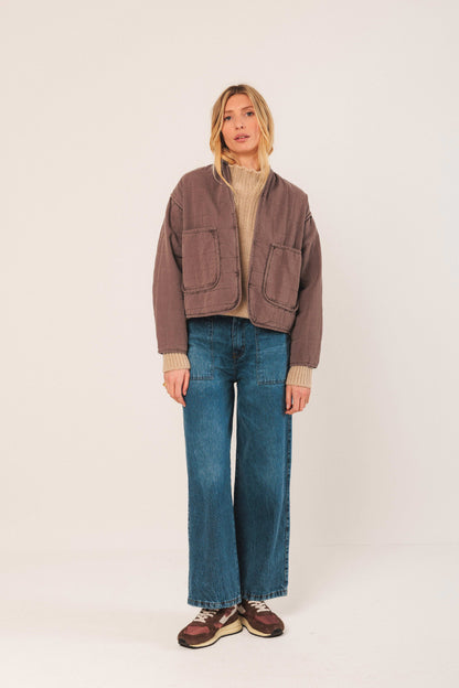 Quilted Kimono Jacket