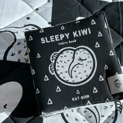 Sleepy Kiwi-Fabric Book