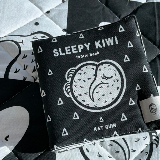 Sleepy Kiwi-Fabric Book