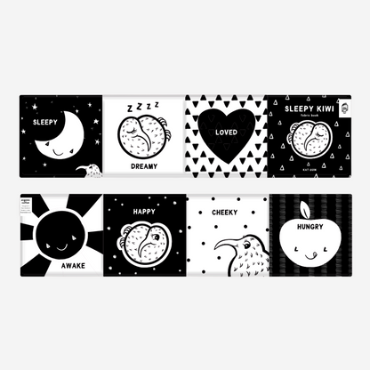 Sleepy Kiwi-Fabric Book