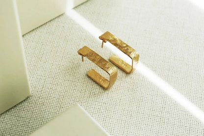 Lignis Gold Hoops / Large