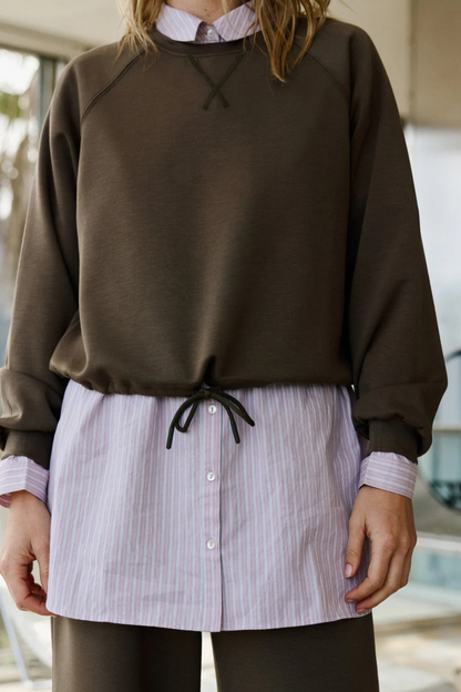 Oversized Striped Shirt