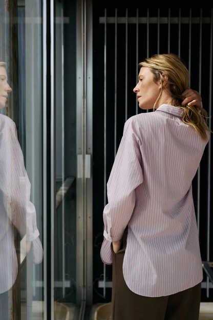 Oversized Striped Shirt