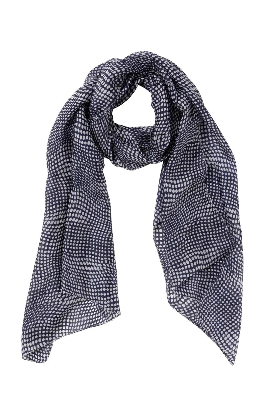 Silk Spot Scarf