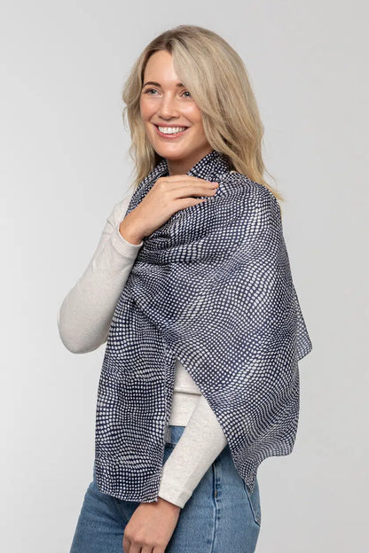 Silk Spot Scarf