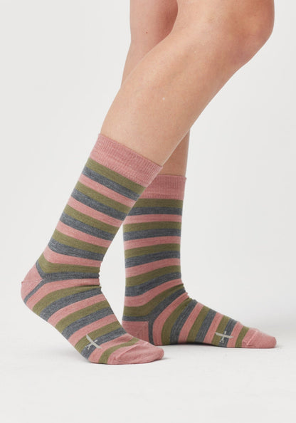 Wide Stripe Sock