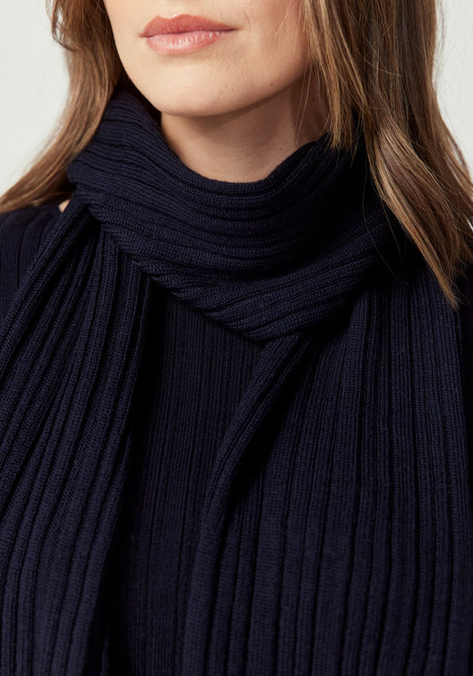 Rib Merino Scarf