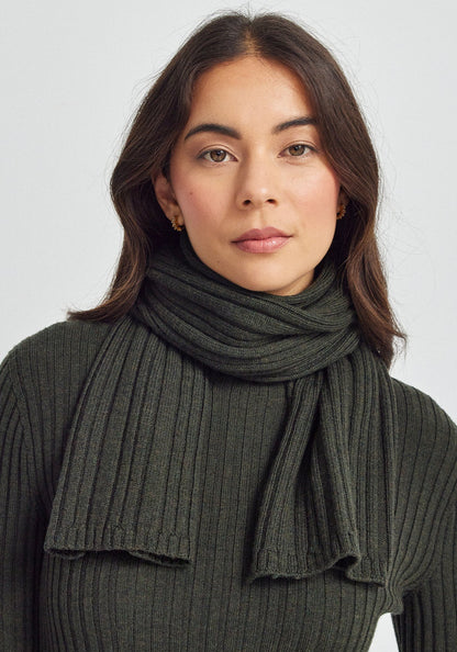 Rib Merino Scarf