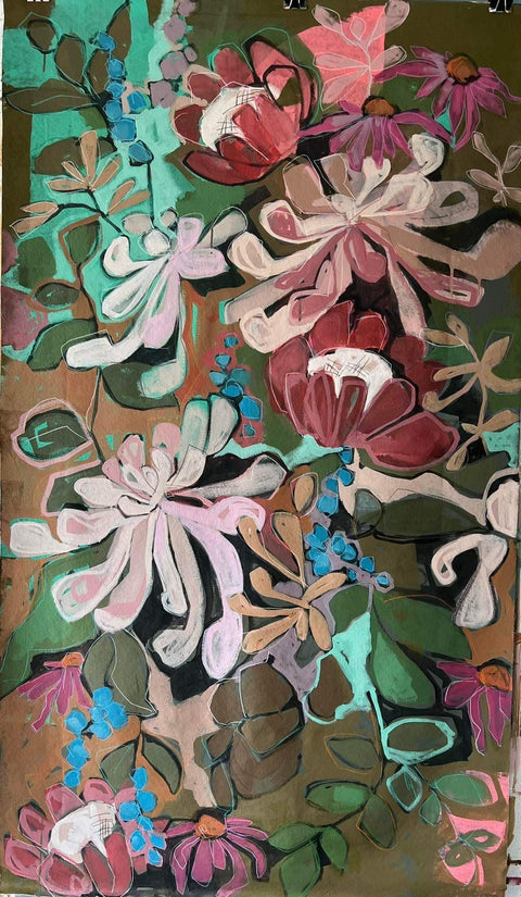 Floral Canvas ( 100cm / 170cm )