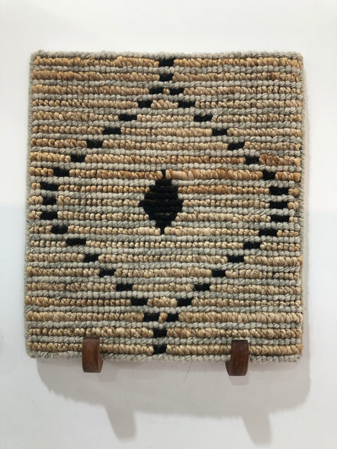 Available exclusive shopology, Christchurch CBD.  Hand-woven with Ogee motif inspired by Morocco 50% Wool and 50% Jute Hard-wearing and durable 2m x 3m Ethically handmade.   Together with hand-woven appeal and repetitive diamond pattern, the Denali rug is a statement piece. Its sophisticated design makes this rug easy to style and works well with striking furnishings and metal tones.  