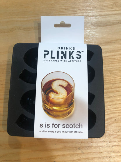 DRINKS PLINKS available shopology Christchurch, CBD.  Ice cubes with attitude. Personalise your drinks with letters from the alphabet or other interesting shapes. Created as a great conversation piece. Can be used for baking as well as Ice cubes.  A unique gift for anyone.   Free from BPA, BPS & phthalates.  Safe to bake to 428F / 220C  Food grade sillicone, dishwasher safe.      