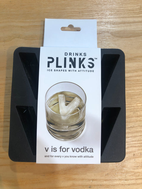 DRINKS PLINKS available shopology Christchurch, CBD.  Ice cubes with attitude. Personalise your drinks with letters from the alphabet or other interesting shapes. Created as a great conversation piece. Can be used for baking as well as Ice cubes.  A unique gift for anyone.   Free from BPA, BPS & phthalates.  Safe to bake to 428F / 220C  Food grade sillicone, dishwasher safe.      