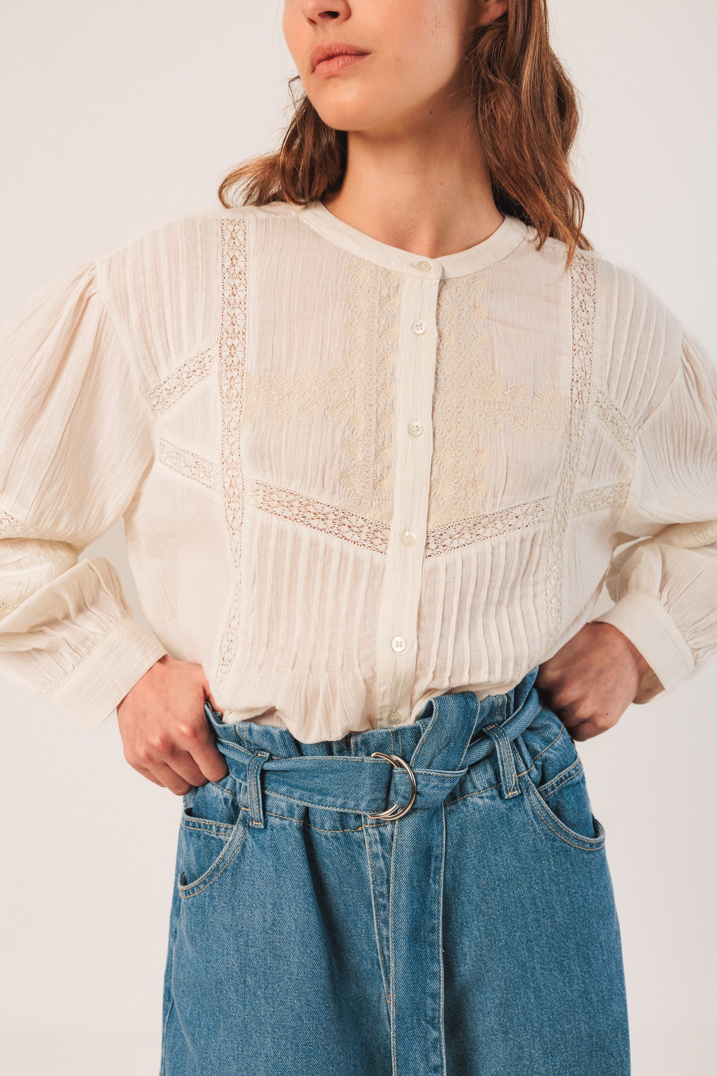 Romantic Embroidered Shirt