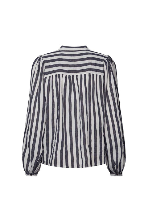 Elif Shirt - Dark Blue Stripe