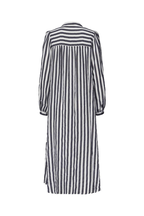Jess Dress - Dark Blue Stripe