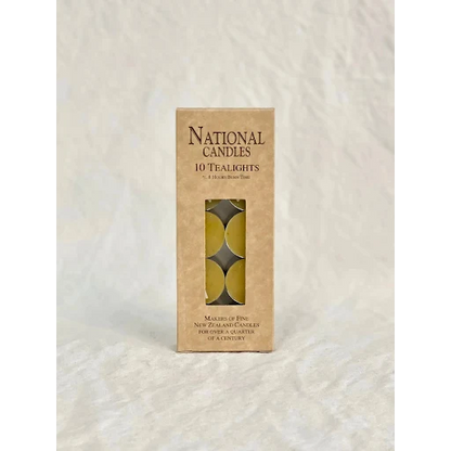 10 pack beeswax tealight candles