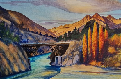 Autumn Hues, Waiau Ferry Bridge