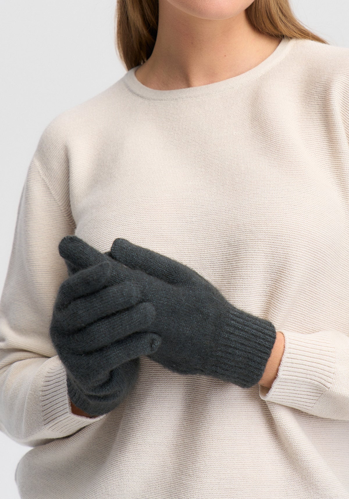 Cosy gloves using exclusive Ecopossum blend, Untouched World, 50% merino, 40% possum & 10% mulberry silk blend, made in New Zealand, premium blend of fine ZQ certified merino, brush tail possum, featherweight softness with warmth & durability, luxurious, pill resistant, eco & sustainable, gift, New Zealand wool product, knitwear, wool, washable, Shopology, tourist, sustainable, stylish, natural, merino yarn, lightweight, itch-free, fashion, easy-care, unisex gloves, local, exclusive CBD, Canterbury made