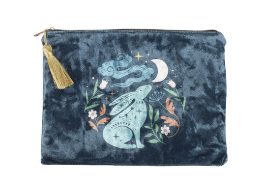 Midnight Hare Makeup Bag