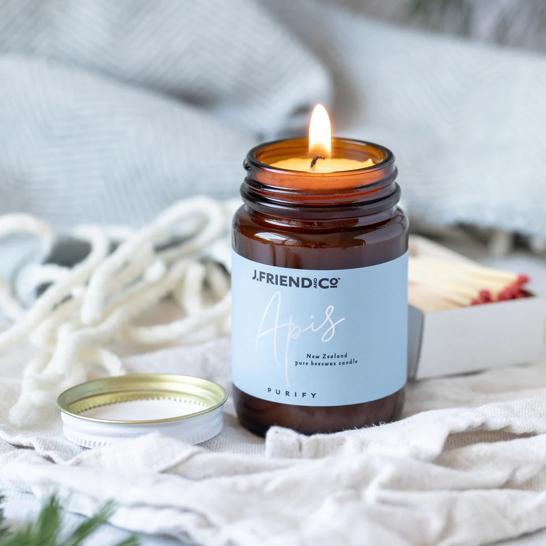 Purify Beeswax Candle Pine