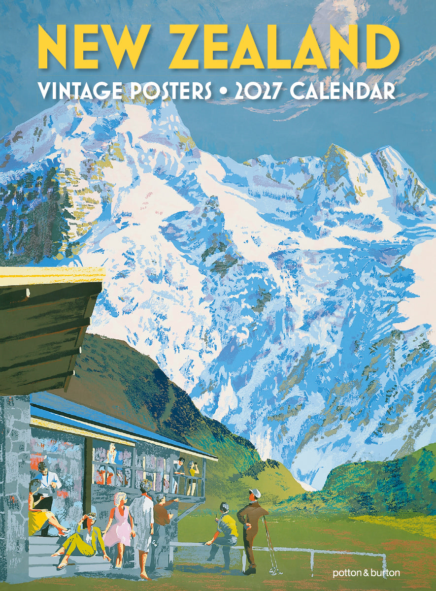 New Zealand Vintage Poster Calendar 2027