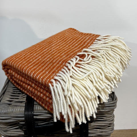 These beautiful and luxurious woven wool throws or blankets are made with New Zealand lambswool which can be traced back to the individual farm. The Ralph blanket features a subtle woven pattern with contrasting cream fringing. Soft and cosy lambswool has been sourced from sheep farmers in New Zealand using high, eco-friendly standards. They keep you warm on cold winter days or nights and become a nice and timeless detail on your sofa or bed. Available at www.shopology.co.nz