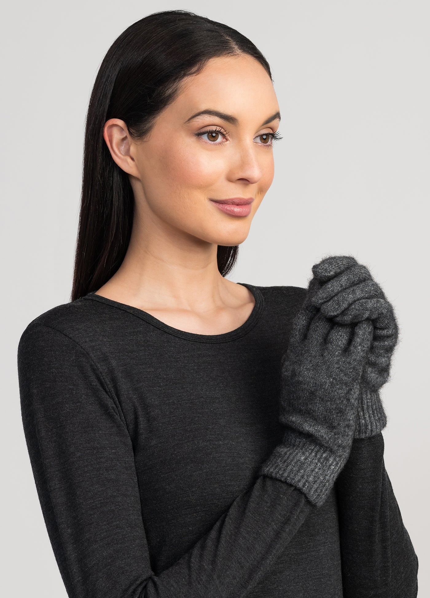 Cosy gloves using exclusive Ecopossum blend, Untouched World, 50% merino, 40% possum & 10% mulberry silk blend, made in New Zealand, premium blend of fine ZQ certified merino, brush tail possum, featherweight softness with warmth & durability, luxurious, pill resistant, eco & sustainable, gift, New Zealand wool product, knitwear, wool, washable, Shopology, tourist, sustainable, stylish, natural, merino yarn, lightweight, itch-free, fashion, easy-care, unisex gloves, local, exclusive CBD, Canterbury made